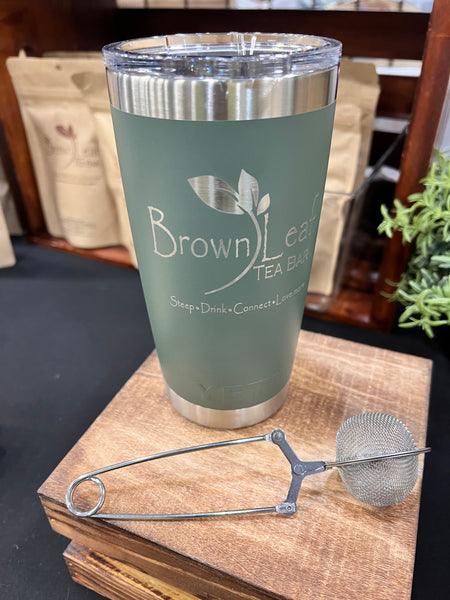 20oz Custom Yeti Tumblers – Brown Leaf Tea Bar